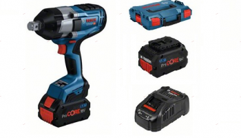   Аккумуляторный ударный гайковёрт GDS 18V-1050 H 2х8.0 Ач Bosch 06019J8502 - KONWERK